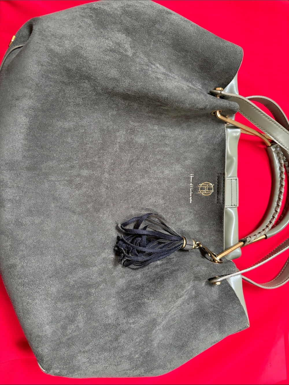 House of Harlow 1960 Sage faux suede purse. NWOT!!